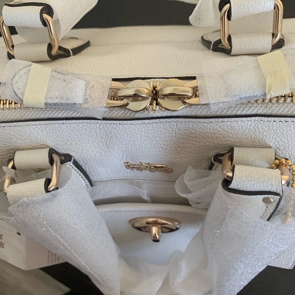 NWT Coach Chalk Rhyder Satchel With Shoulder Strap
& Dust Bag. - Picture 10 of 14